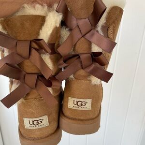 Worn once or twice! Brown UGG boots